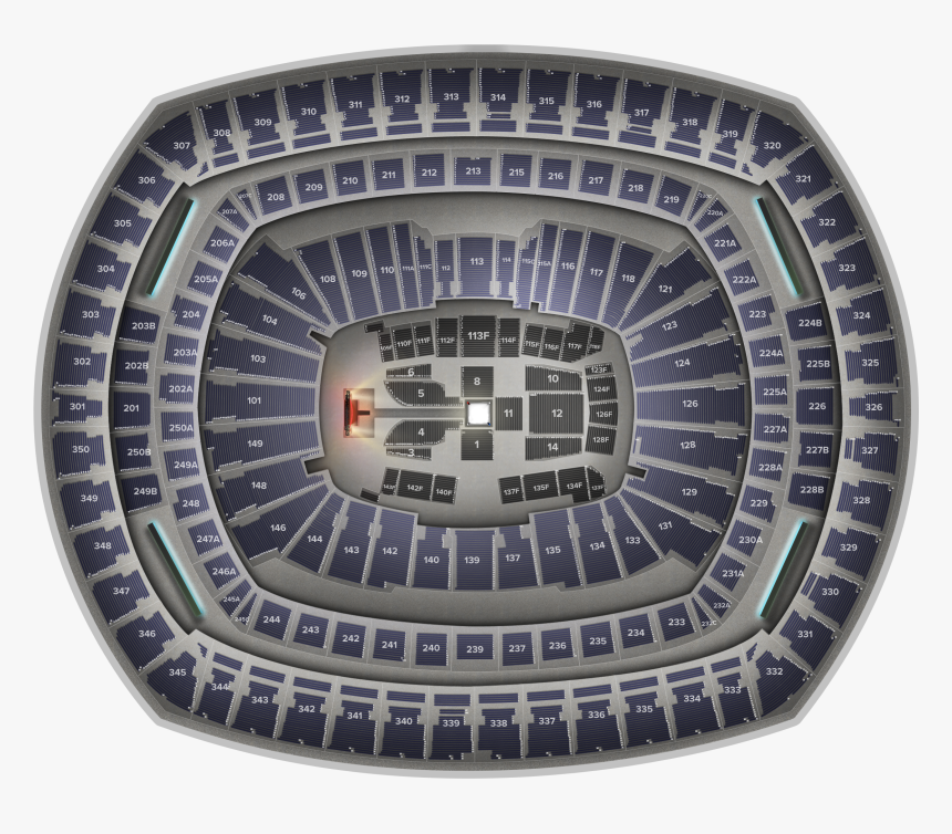 Section 146 Row 30 Metlife Stadium , Png Download - Wrestlemania Metlife Stadium Seating, Transparent Png, Free Download