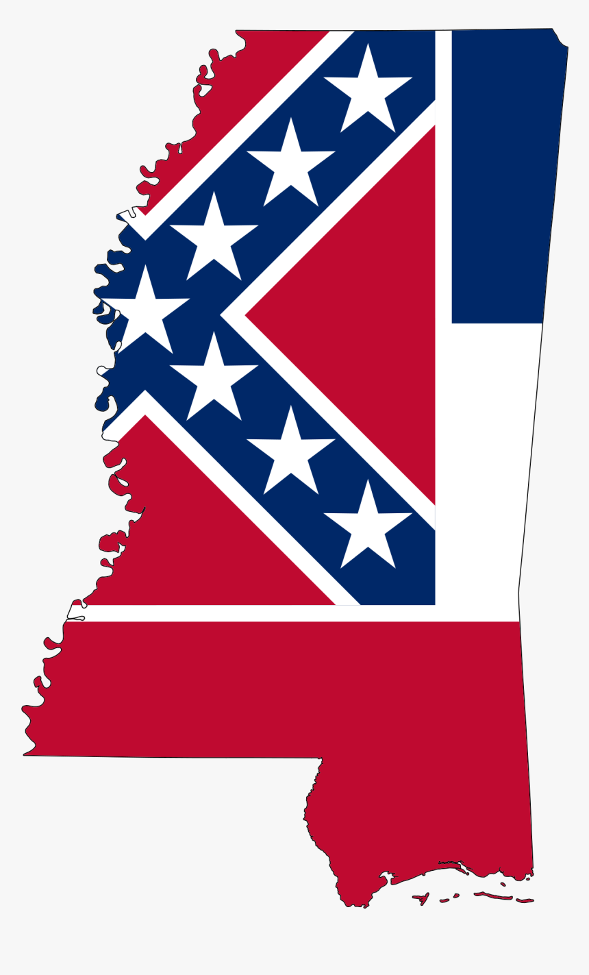 Mississippi Flag Map, HD Png Download, Free Download