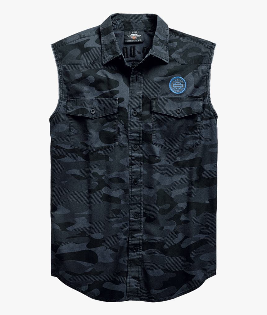 Harley Davidson Sleeveless Shirts Camo, HD Png Download, Free Download