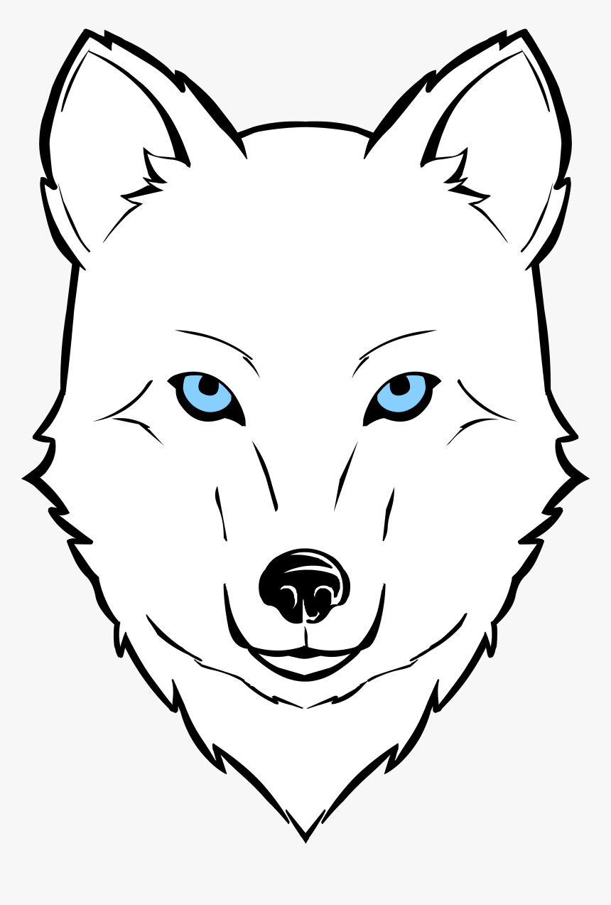 Wolf Face Clipart, HD Png Download, Free Download