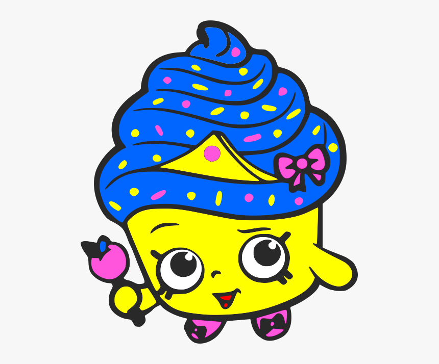 Movies, Personal Use, Shopkins Cupcake Princess - Children Colouring, HD Png Download, Free Download