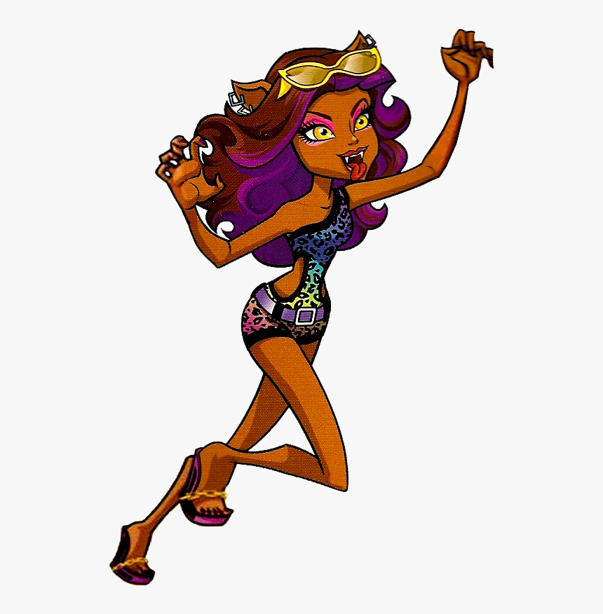 Artwork/png De Clawdeen Wolf - Monster High Gloom Beach Clawdeen, Transparent Png, Free Download