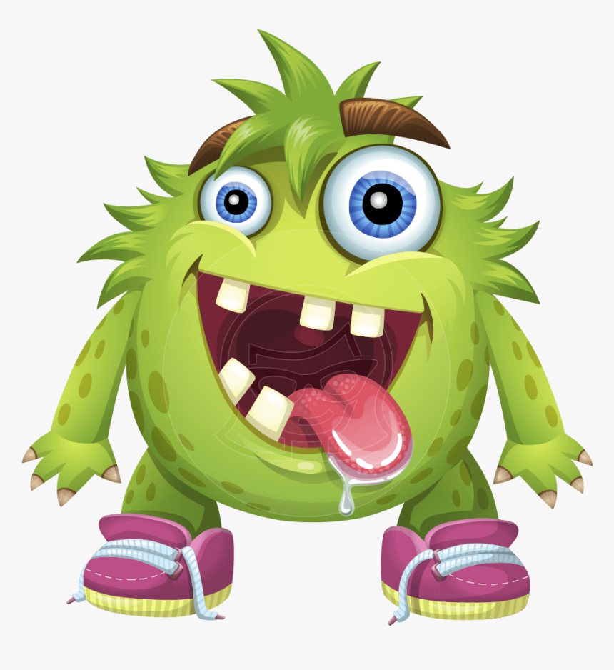 Monster Cartoon Png - Characters With Crooked Teeth, Transparent Png, Free Download