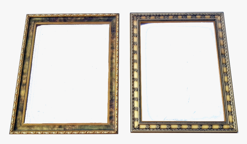 Moldura Quadro Dourada ** - Picture Frame, HD Png Download, Free Download