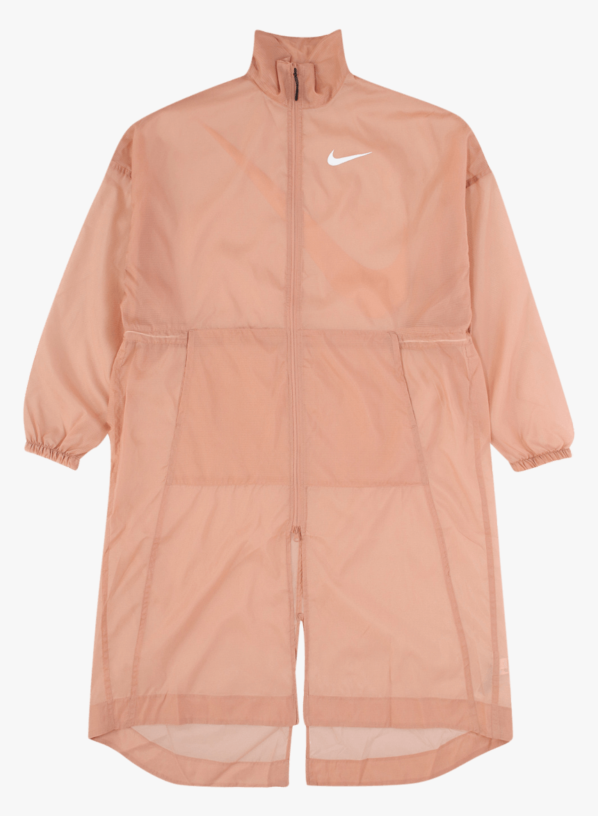 Wmns Woven Swoosh Jacket, Rose Gold/white, Hi-res - Zipper, HD Png Download, Free Download