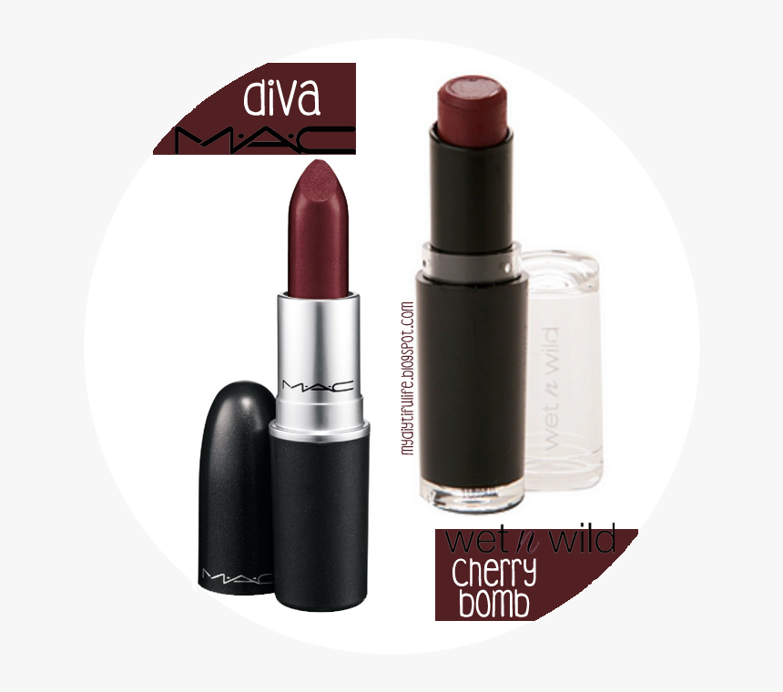 Transparent Lipstick Clipart - Purple Black Lipstick Mac, HD Png Download, Free Download