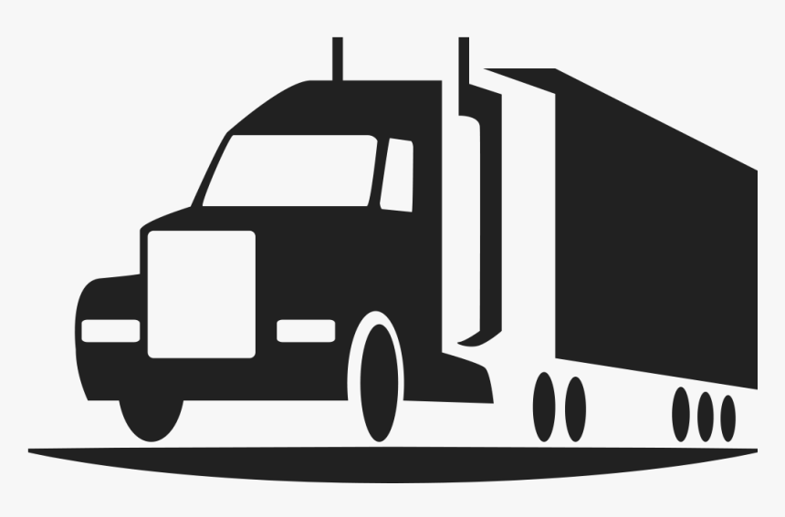 Transparent Flatbed Trailer Clipart - Transport Truck Png Icon, Png Download, Free Download