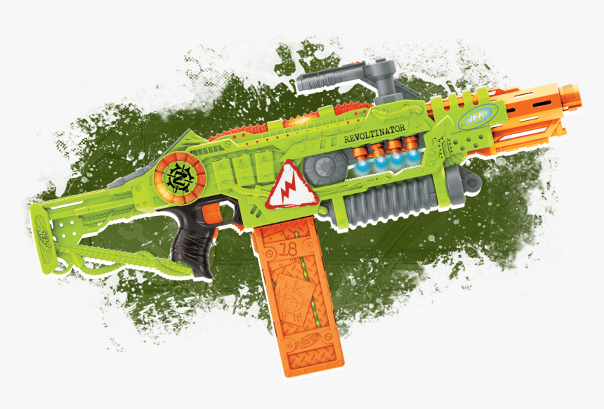 Blaster - Nerf Zombie Strike Revoltinator, HD Png Download, Free Download