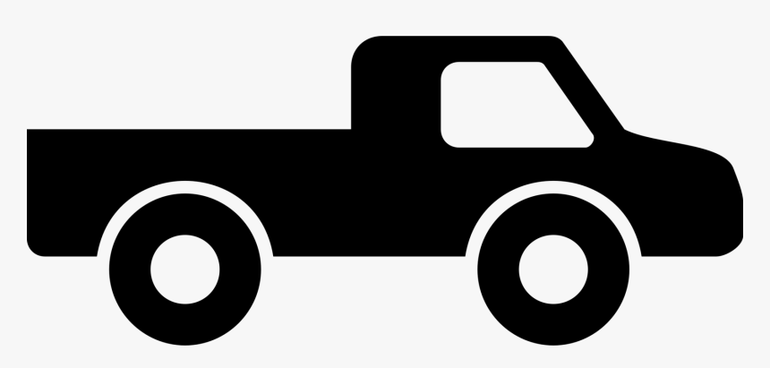 Monochrome Photography,brand,symbol - Simple Truck Clipart, HD Png Download, Free Download