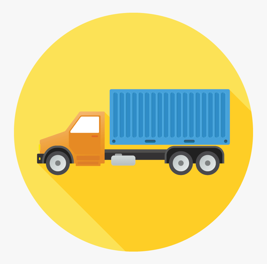 Transparent Yellow Truck Clipart - Icon Truck, HD Png Download, Free Download