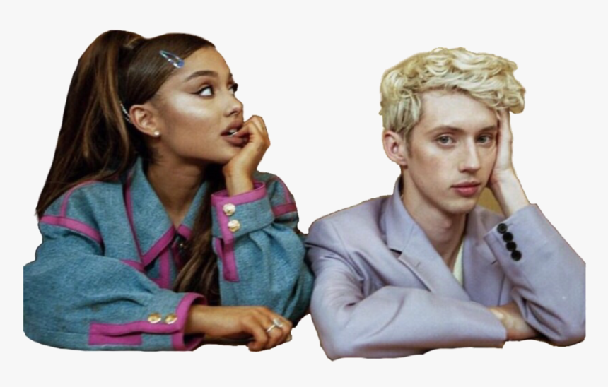 #ariana #grande #editing #needs #cute #aesthetic #tumblr - Troye Sivan And Ariana Grande Dance, HD Png Download, Free Download