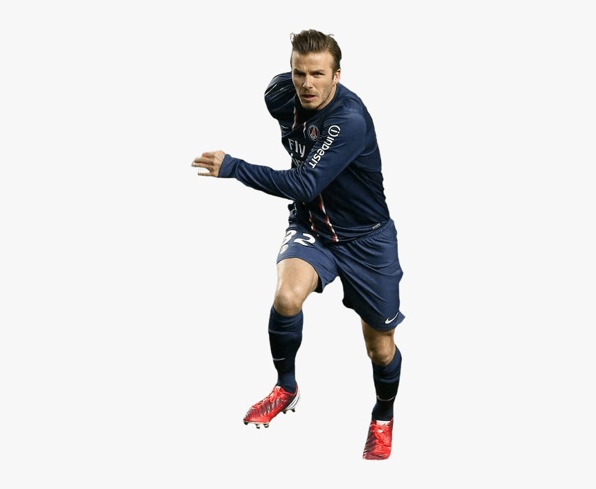 David Beckham Sprint - Football Players Png Format, Transparent Png, Free Download