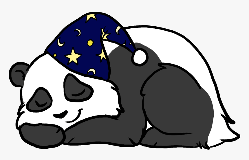 E - S - C - Mattress Center Logo Of A Sleeping Panda - Sleeping Panda Transparent Background, HD Png Download, Free Download