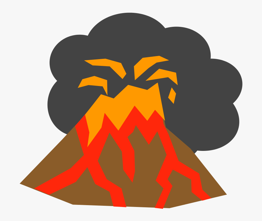 Volcanic Eruption Clipart Png, Transparent Png, Free Download