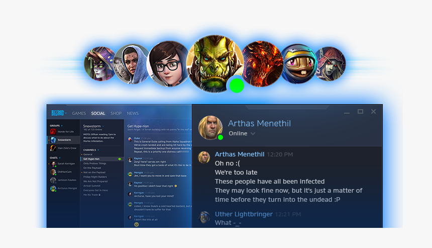 Blizzard Account Page, HD Png Download, Free Download
