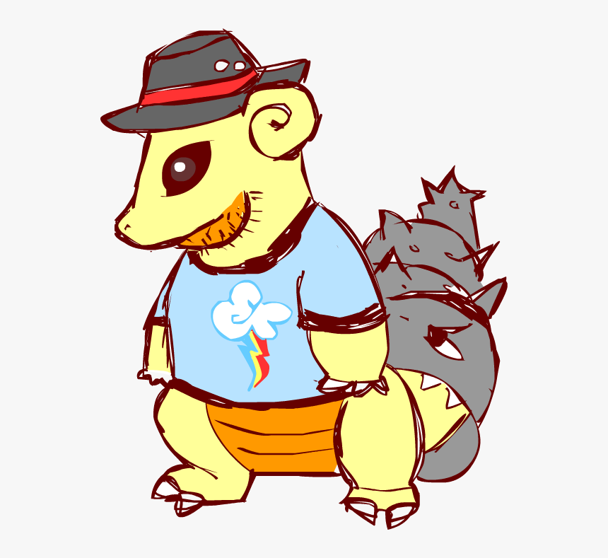 Transparent Trilby Png - Pokemon Fusion Funny Clean, Png Download, Free Download