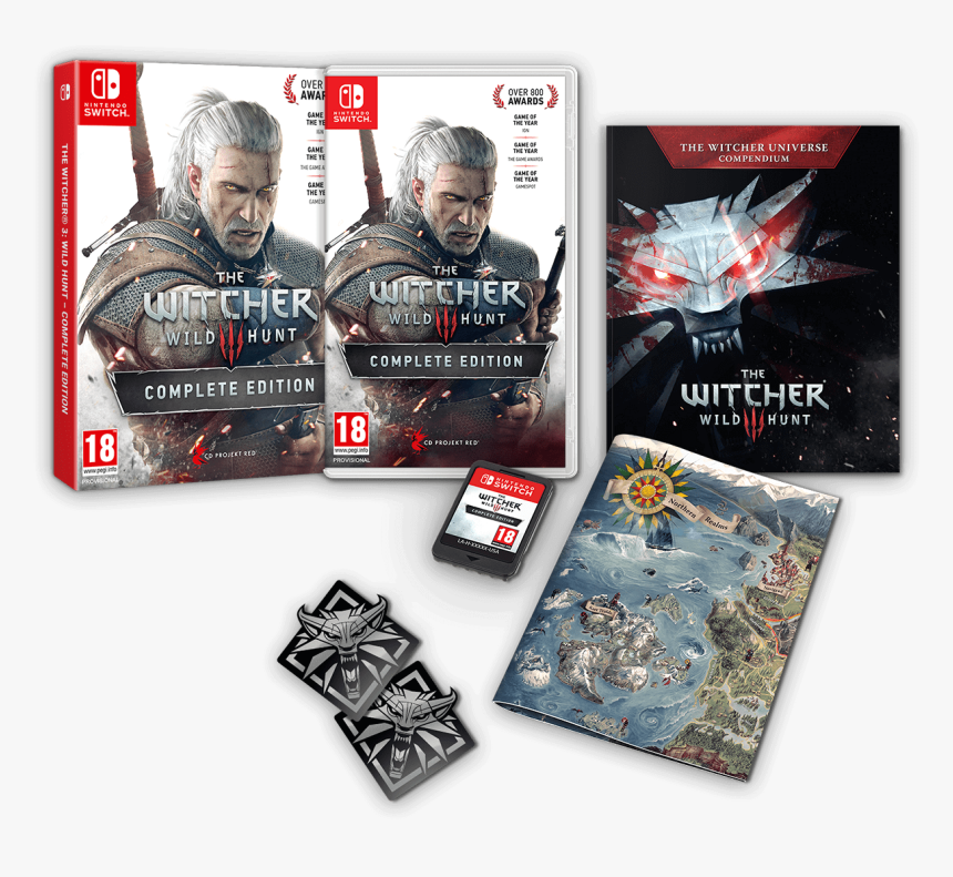The Witcher - Witcher 3 Complete Edition Switch, HD Png Download, Free Download