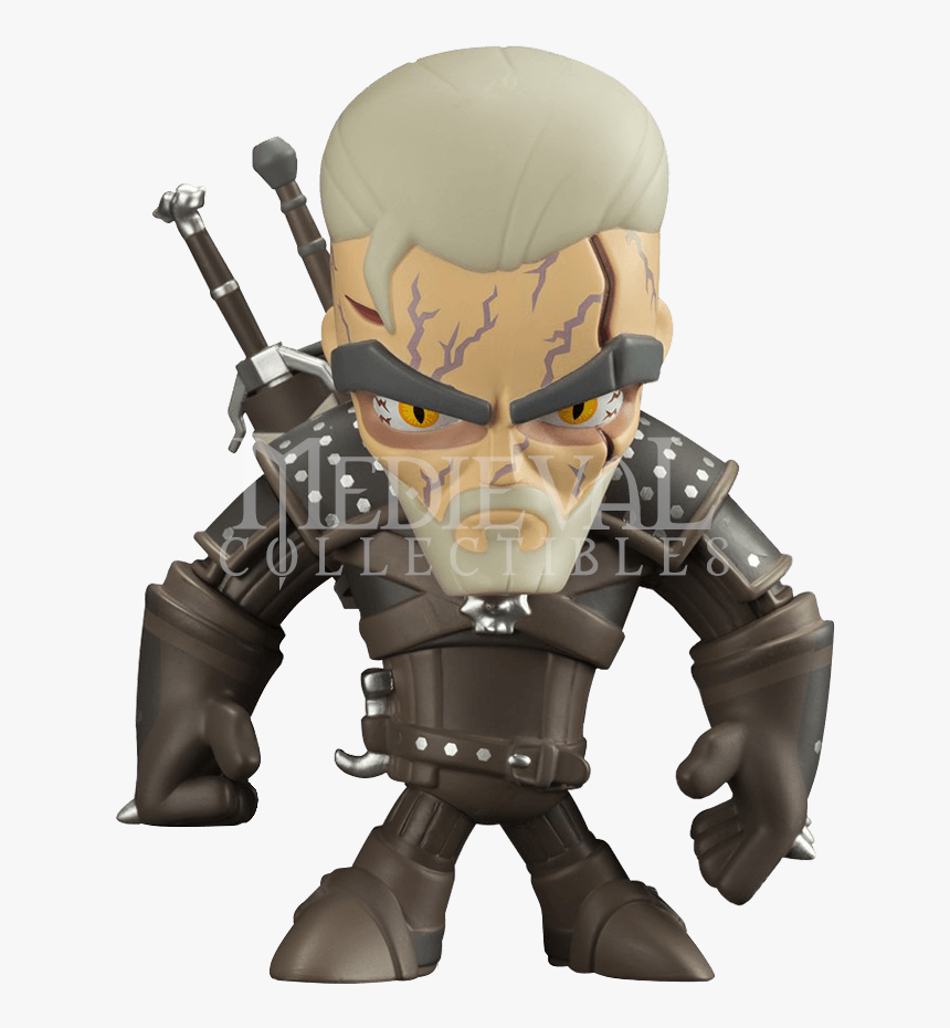 Witcher 3 Geralt Of Rivia Variant Vinyl Figure - Witcher Vinyl Figure, HD Png Download, Free Download