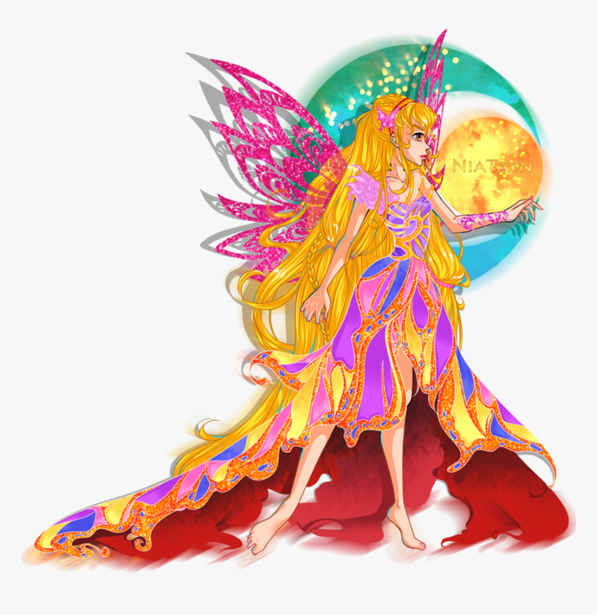 Faerie Drawing Edgy - Winx Club Butterflix Stella, HD Png Download, Free Download