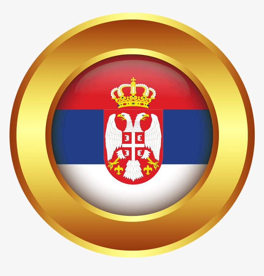 Serbia Flag Round, HD Png Download, Free Download