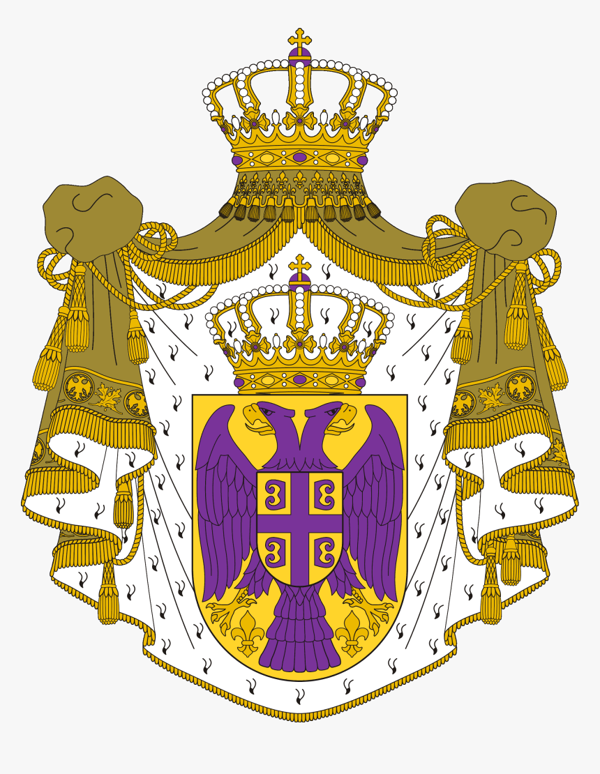 Kingdom Of Serbia Coat Of Arms, HD Png Download, Free Download