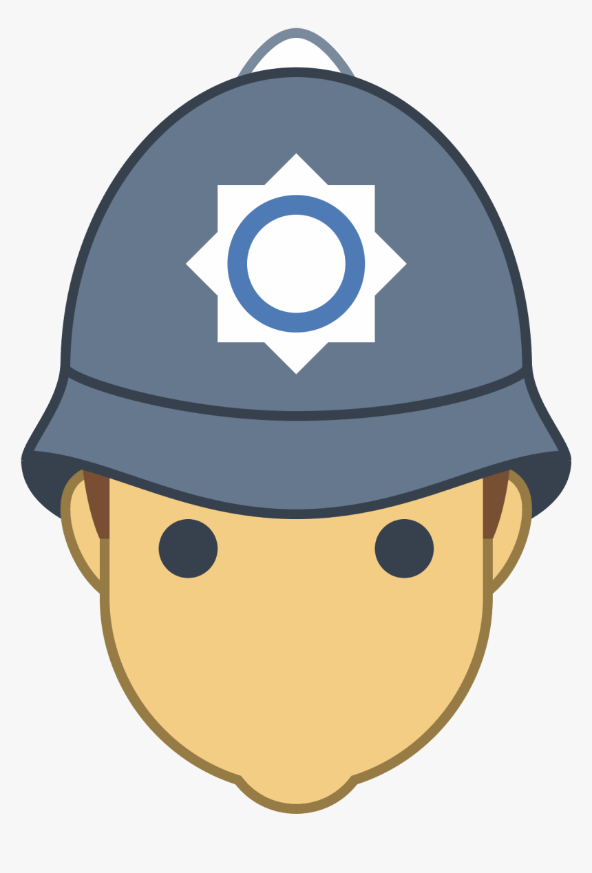 Transparent Police Icon Png - Cartoon Police Hat Uk, Png Download, Free Download