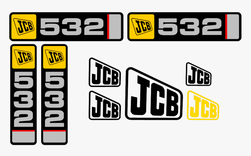 Jcb 532-120 Decal Set - Parallel, HD Png Download, Free Download