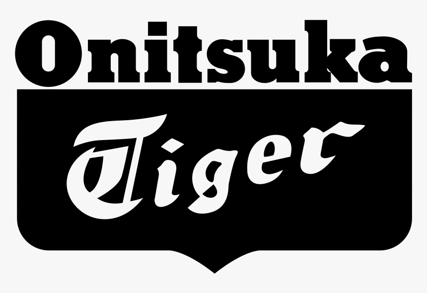 Onitsuka Tiger Logo - Onitsuka Tiger Logo Black, HD Png Download, Free Download