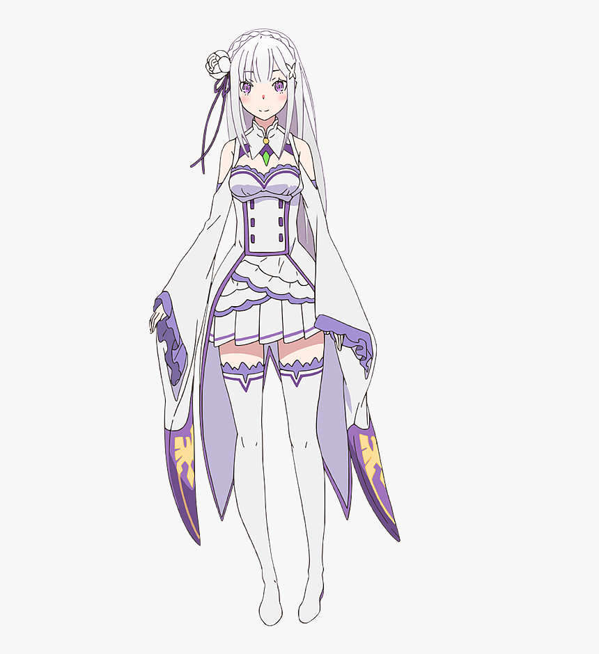 Emilia Re Zero Characters, HD Png Download, Free Download