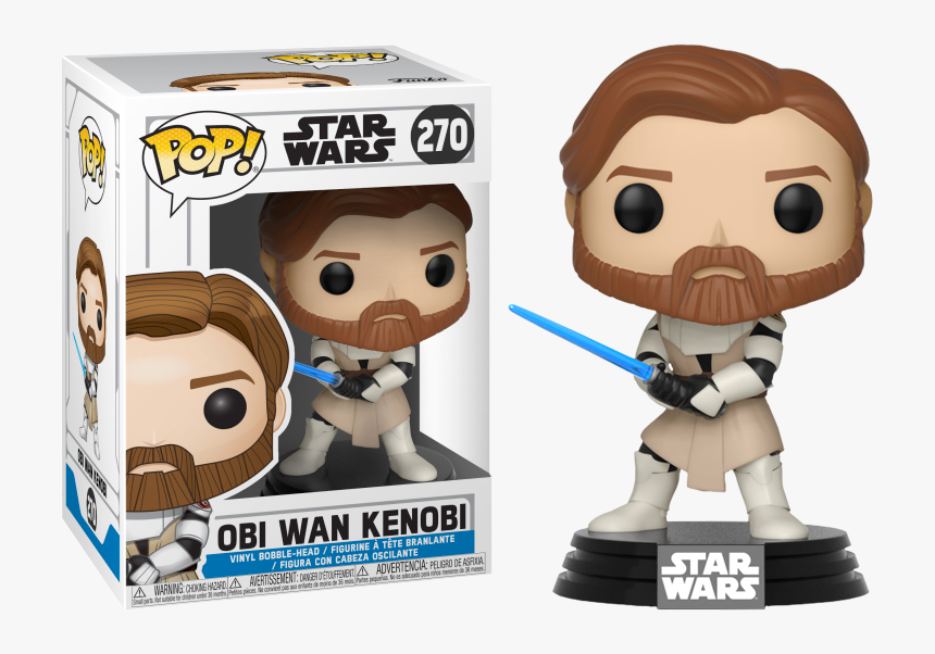 Obi Wan Kenobi Clone Wars Funko Pop, HD Png Download, Free Download