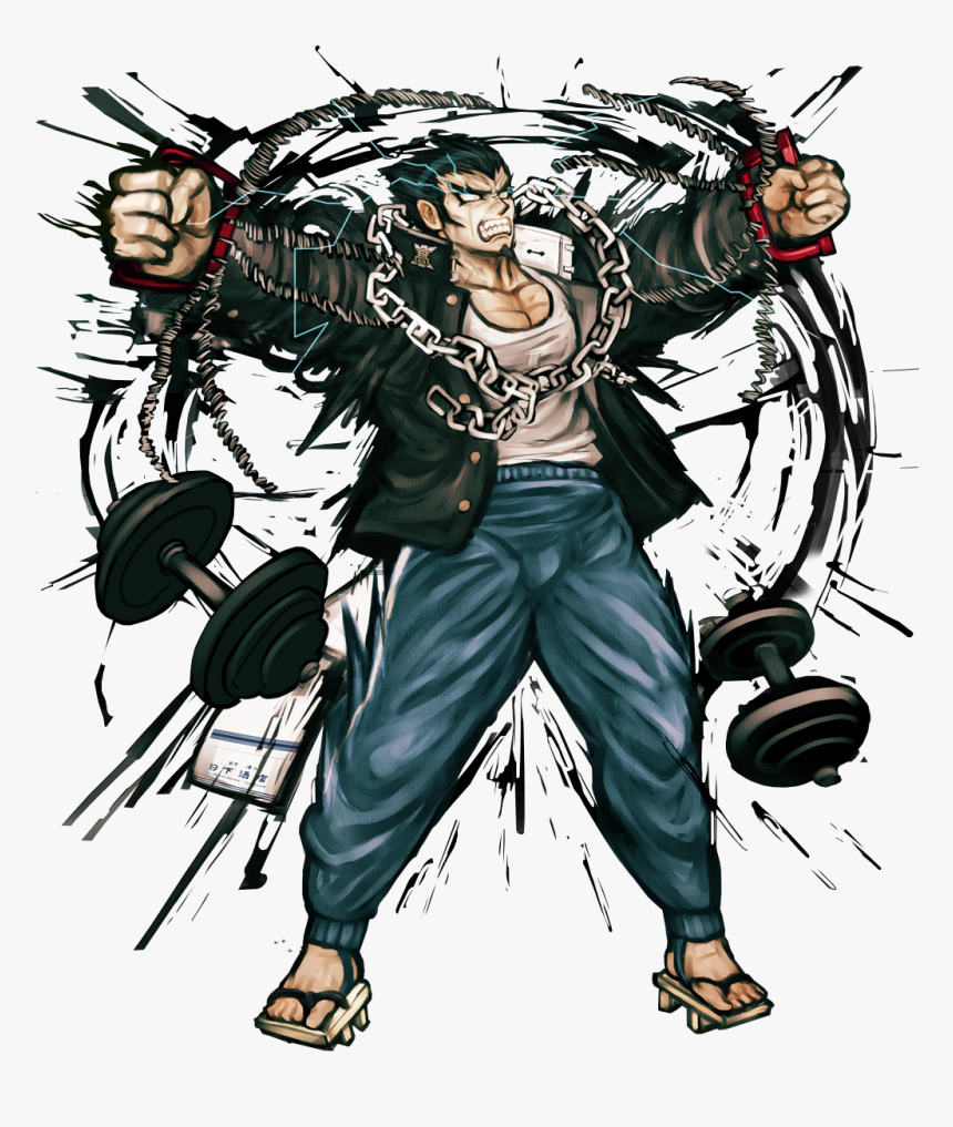 Nekomaru Nidai Danganronpa - Danganronpa Official Character Art, HD Png Download, Free Download