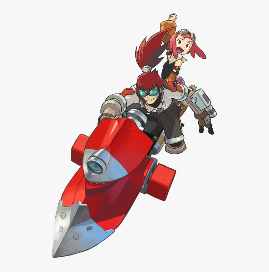 Megaman Legends 3 Barrett Aero Artwork - Mega Man Legends Art, HD Png Download, Free Download