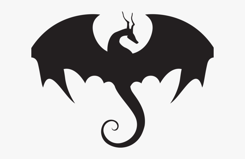 Game Of Thrones Dragon Silhouette - Game Of Thrones Dragon Shirt, HD Png Download, Free Download