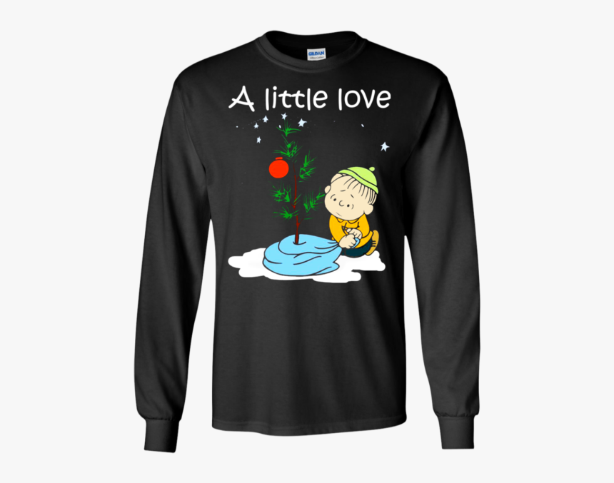 Christmas Tree A Little Love Shirt, Sweatshirt - Little Men In A Flying, HD Png Download, Free Download