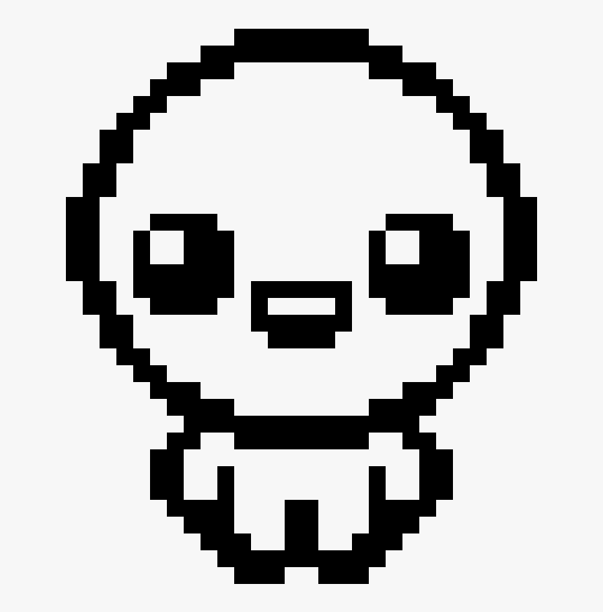 The Binding Of Isaac Base Character - Binding Of Isaac Pixel Art, HD Png Download, Free Download