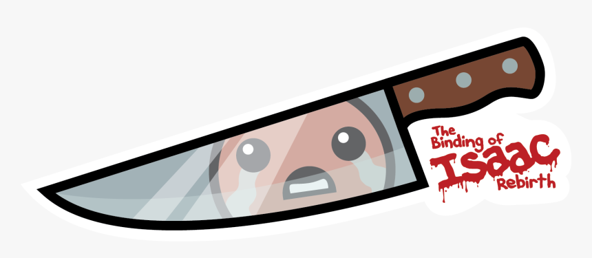 Image Of Binding Of Isaac Knife Sticker - Binding Of Isaac Knife, HD Png Download, Free Download