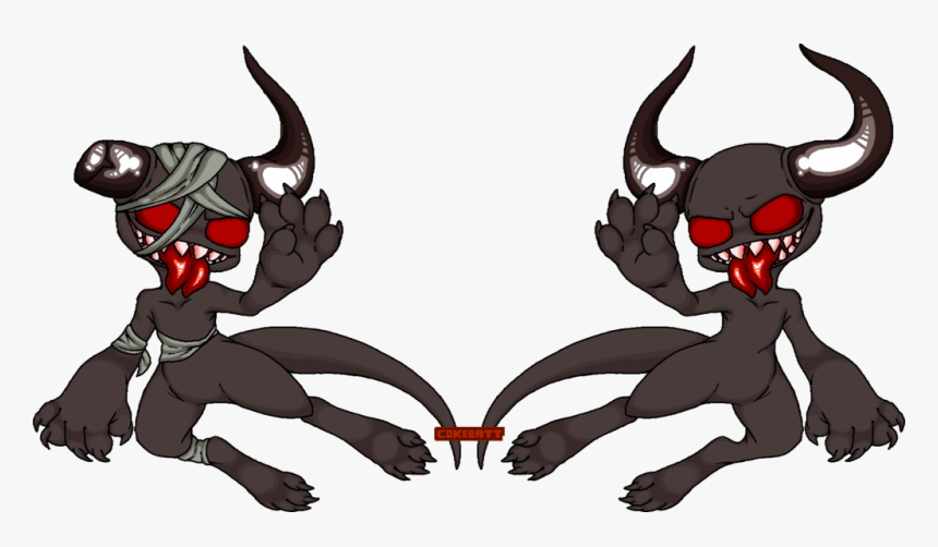 Dark One//the Adversary By Kingschnitzel - Binding Of Isaac Demons, HD Png Download, Free Download