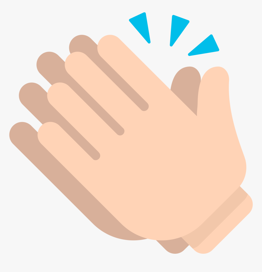File Fxemoji Wikimedia Commons Png Clap Emoji Svg - Clapping Hands Animation Video, Transparent Png, Free Download