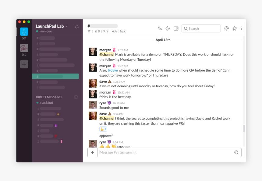 Slack Channels, HD Png Download, Free Download