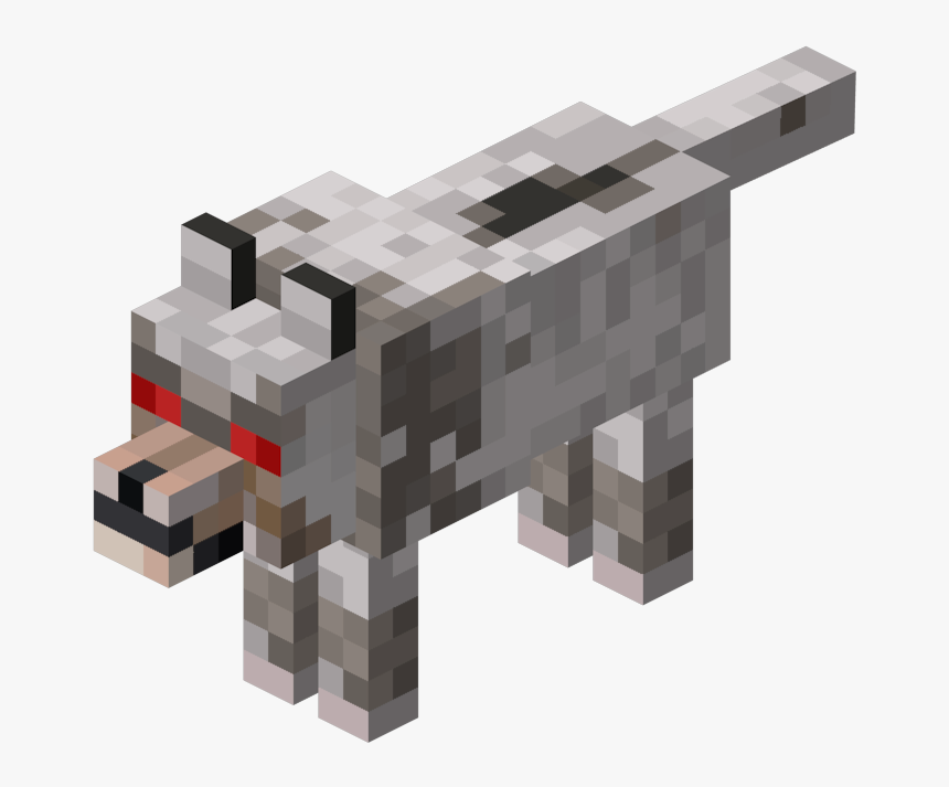 Minecraft Dog Png - Dog Minecraft, Transparent Png, Free Download