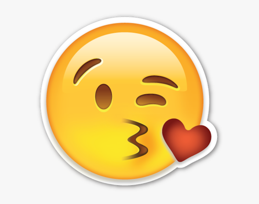 Side Tongue Out Emoji Png - Kiss Emoji Sticker, Transparent Png, Free Download