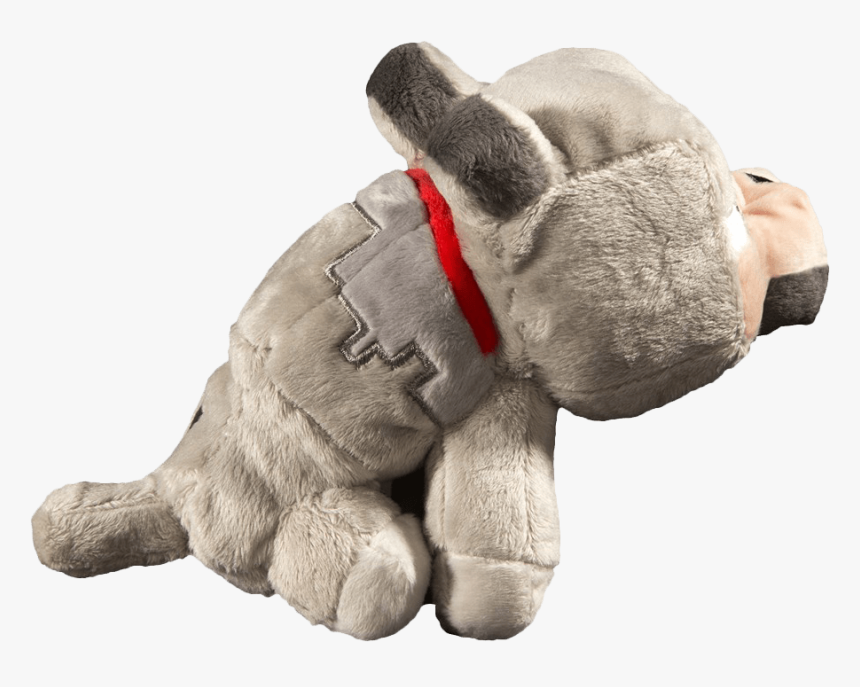 Transparent Baby Wolf Png - Minecraft Wolf Plush Png, Png Download, Free Download