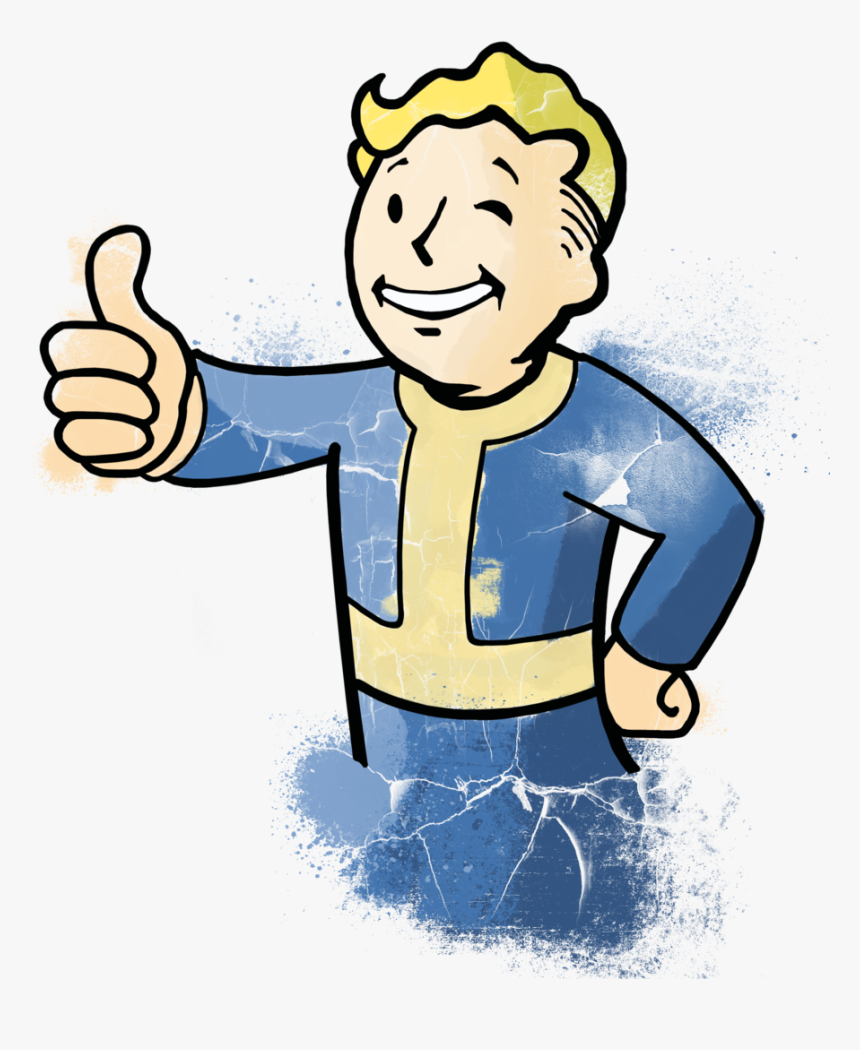Vault Boy Banner Freeuse - Fall Out Four Boy, HD Png Download, Free Download