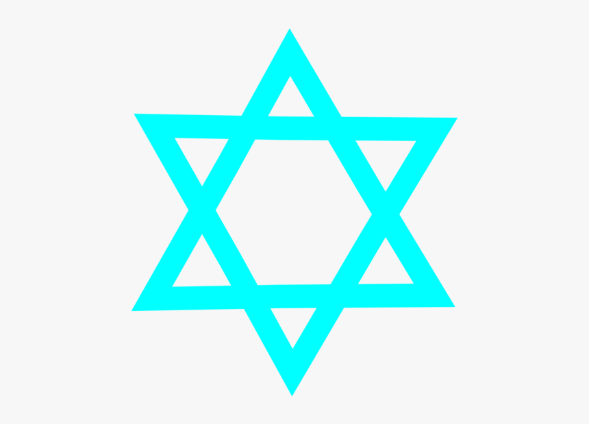 Blue,triangle,symmetry - Symbols Of The 5 Major World Religions, HD Png Download, Free Download