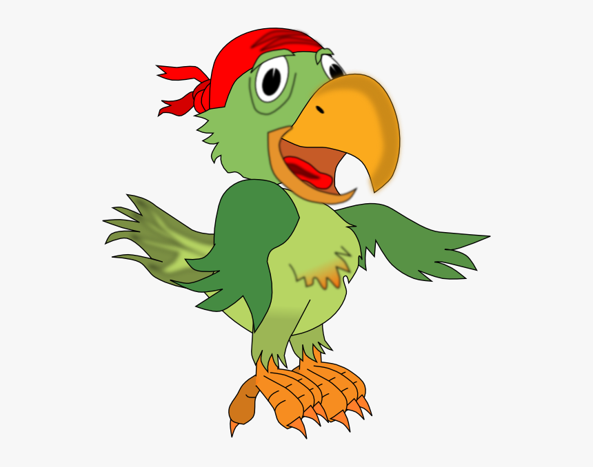 Pirate Parrot Hi - Pirate Parrot Transparent, HD Png Download, Free Download