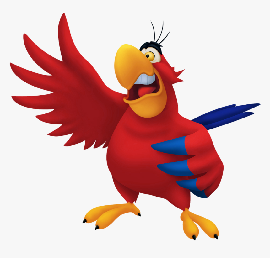 Transparent Aladdin Parrot Iago Png Cartoon - Iago Aladdin Characters, Png Download, Free Download