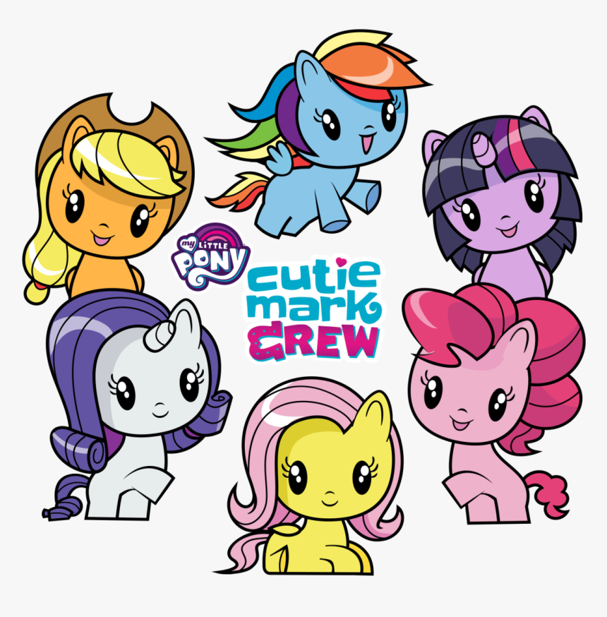 Heads Up The Cutie Mark Crew Happy Meal Toys Are Now - My Little Pony Cutie Mark Crew Clipart, HD Png Download, Free Download