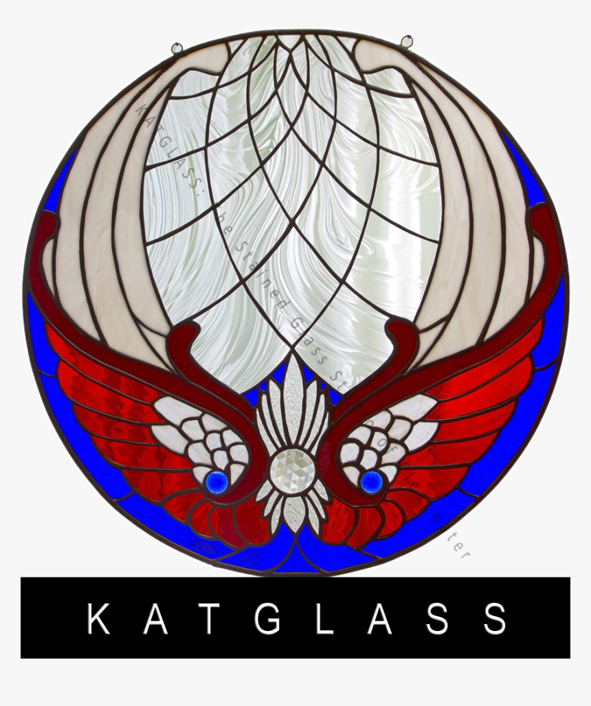 Patriotic Stained Glass Window Panel - Circle, HD Png Download, Free Download