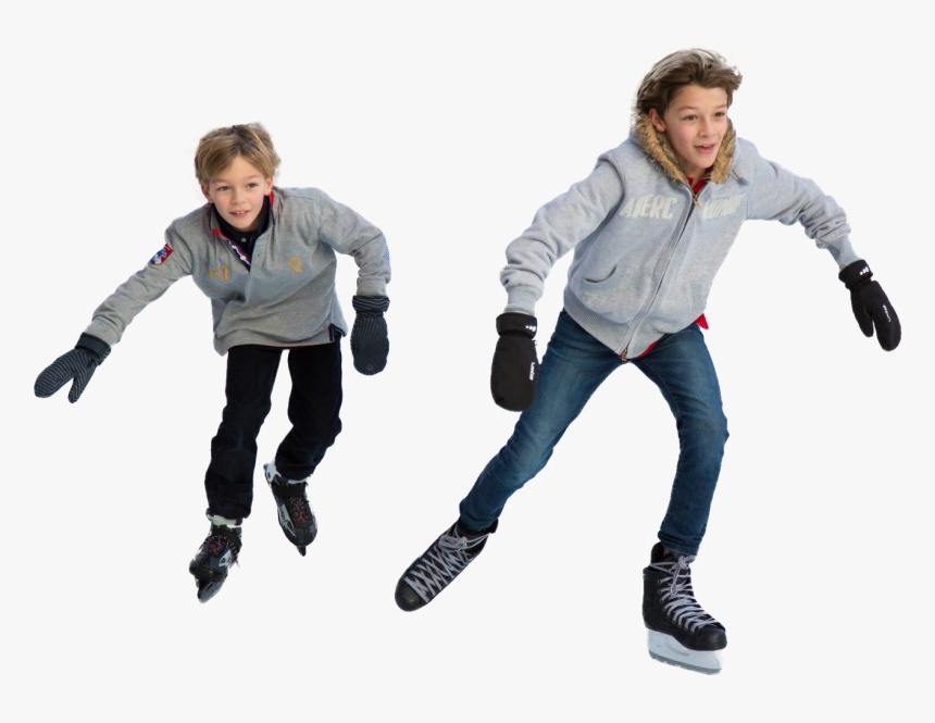 Boy Ice Skating Png, Transparent Png - kindpng