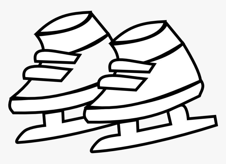 Black And White Skates, HD Png Download, Free Download